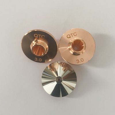 Bagian kepala pemotong laser nozzle tembaga efisiensi dan akurasi tinggi