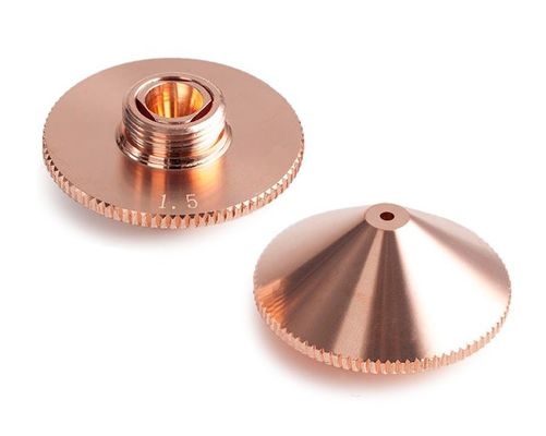 Type A Laser Cutting Nozzle Kaliber 0.8mm-7.0mm Semprot Tembaga Nozel