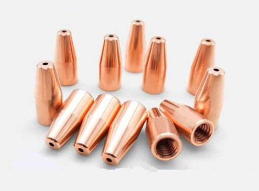 M5 Welding Gun Nozzle 15mm Tinggi 1mm Kaliber Wire Feed Nozzle
