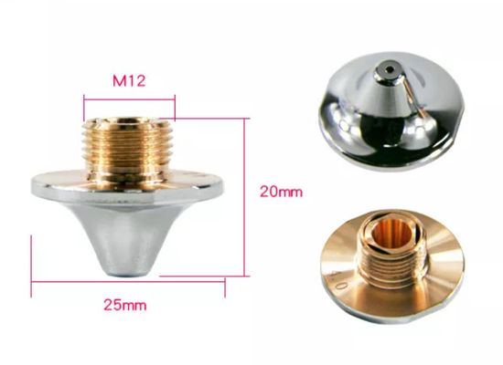 AMADA Laser Nozzle Tinggi 20mm Suku Cadang Mesin Pemotong Laser
