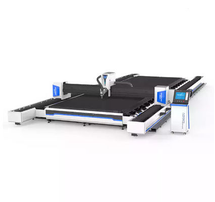 Mesin Pemotong Laser Bevel 6000 Watt Pemotong Laser Lembaran Logam 50mm 20040R