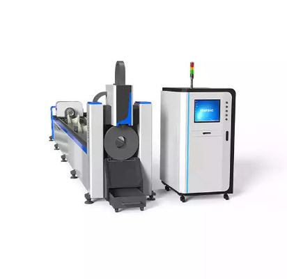 6016T 6000w Pemotong Laser Serat Mesin Pemotong Pipa Logam Laser Pengumpanan Otomatis