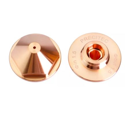 OEM D30mm H18.6mm Nozzle Laser Untuk Kepala Mesin Pemotong Laser