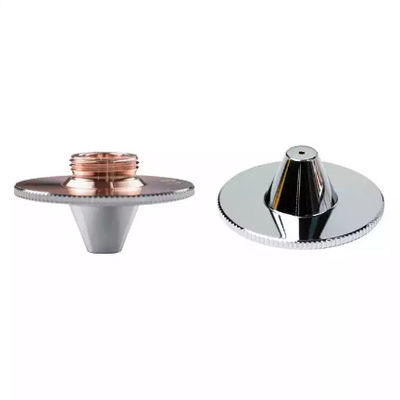 Bagian-bagian Mesin Pemotongan Laser Nozel Berlapis Krom Diameter 32mm