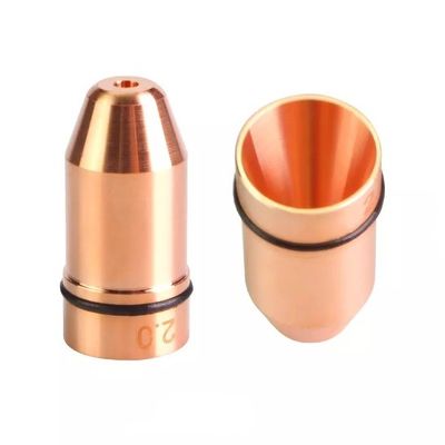 Dia 10.5mm Peluru Laser Cutting Nozzle Single Layer Raytools Nozzle