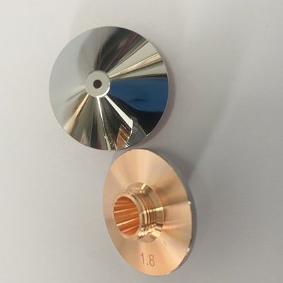 Bagian kepala pemotong laser nozzle tembaga efisiensi dan akurasi tinggi