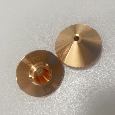 Bagian kepala pemotong laser nozzle tembaga efisiensi dan akurasi tinggi