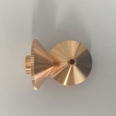 Bagian kepala pemotong laser nozzle tembaga efisiensi dan akurasi tinggi